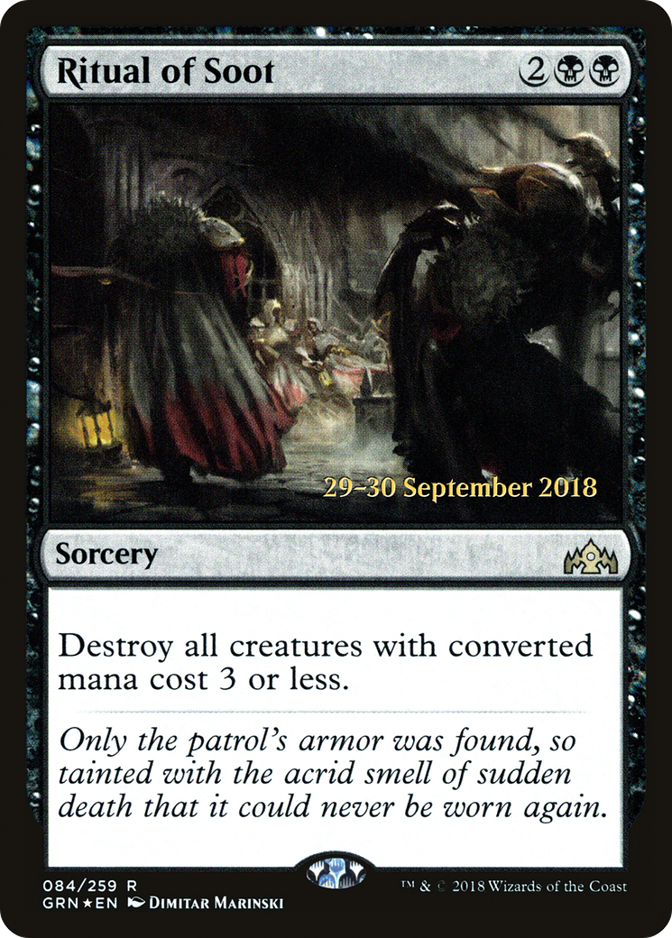 Ritual of Soot (PGRN-84S) - Guilds of Ravnica Promos Foil - Premium MTG Single from Wizards of the Coast - Just $0.42! Shop now at Game Crave Tournament Store