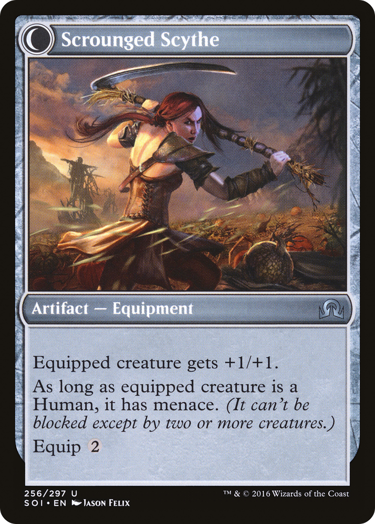 Harvest Hand // Scrounged Scythe (SOI-256) - Shadows over Innistrad: (Double Faced Transform) Foil - Premium MTG Single from Wizards of the Coast - Just $0.10! Shop now at Game Crave Tournament Store