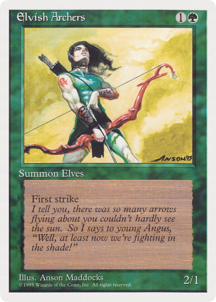 Elvish Archers (RQS-040) - Rivals Quick Start Set - Premium MTG Single from Wizards of the Coast - Just $0! Shop now at Game Crave Tournament Store