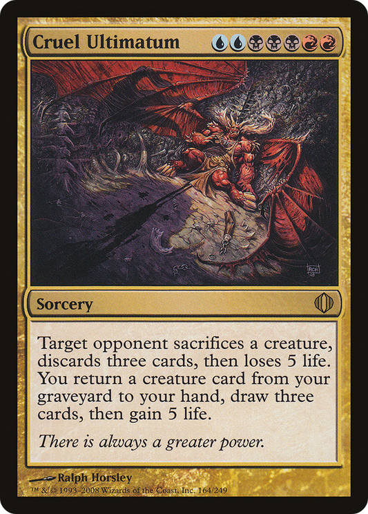 Cruel Ultimatum (ALA-164) - Shards of Alara - Premium MTG Single from Wizards of the Coast - Just $0.08! Shop now at Game Crave Tournament Store