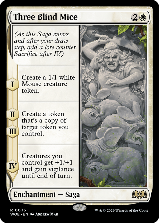 Three Blind Mice (WOE-035) - Wilds of Eldraine - Premium MTG Single from Wizards of the Coast - Just $0.08! Shop now at Game Crave Tournament Store