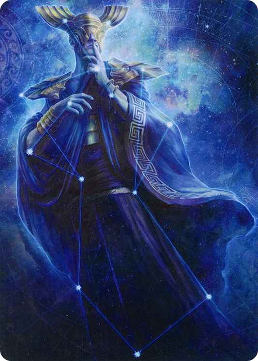 Atris, Oracle of Half-Truths // Atris, Oracle of Half-Truths (AMOM-078) - March of the Machine Art Series (Borderless) - Premium MTG Single from Wizards of the Coast - Just $0! Shop now at Game Crave Tournament Store