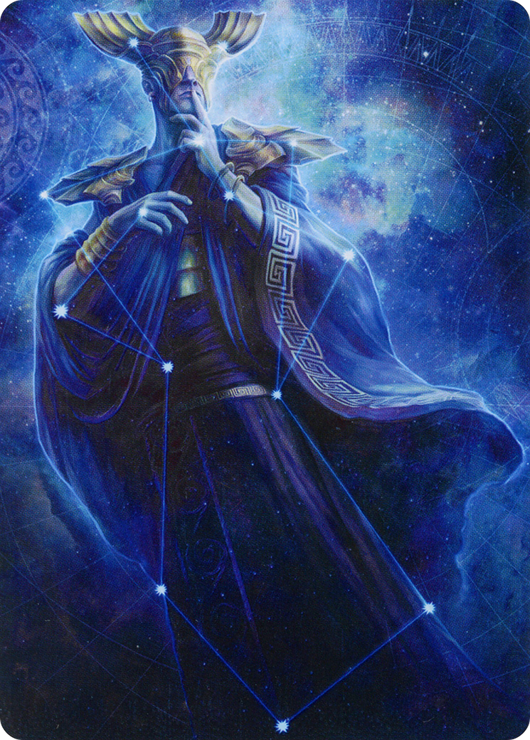 Atris, Oracle of Half-Truths // Atris, Oracle of Half-Truths (AMOM-078) - March of the Machine Art Series (Borderless) Foil - Premium MTG Single from Wizards of the Coast - Just $0! Shop now at Game Crave Tournament Store