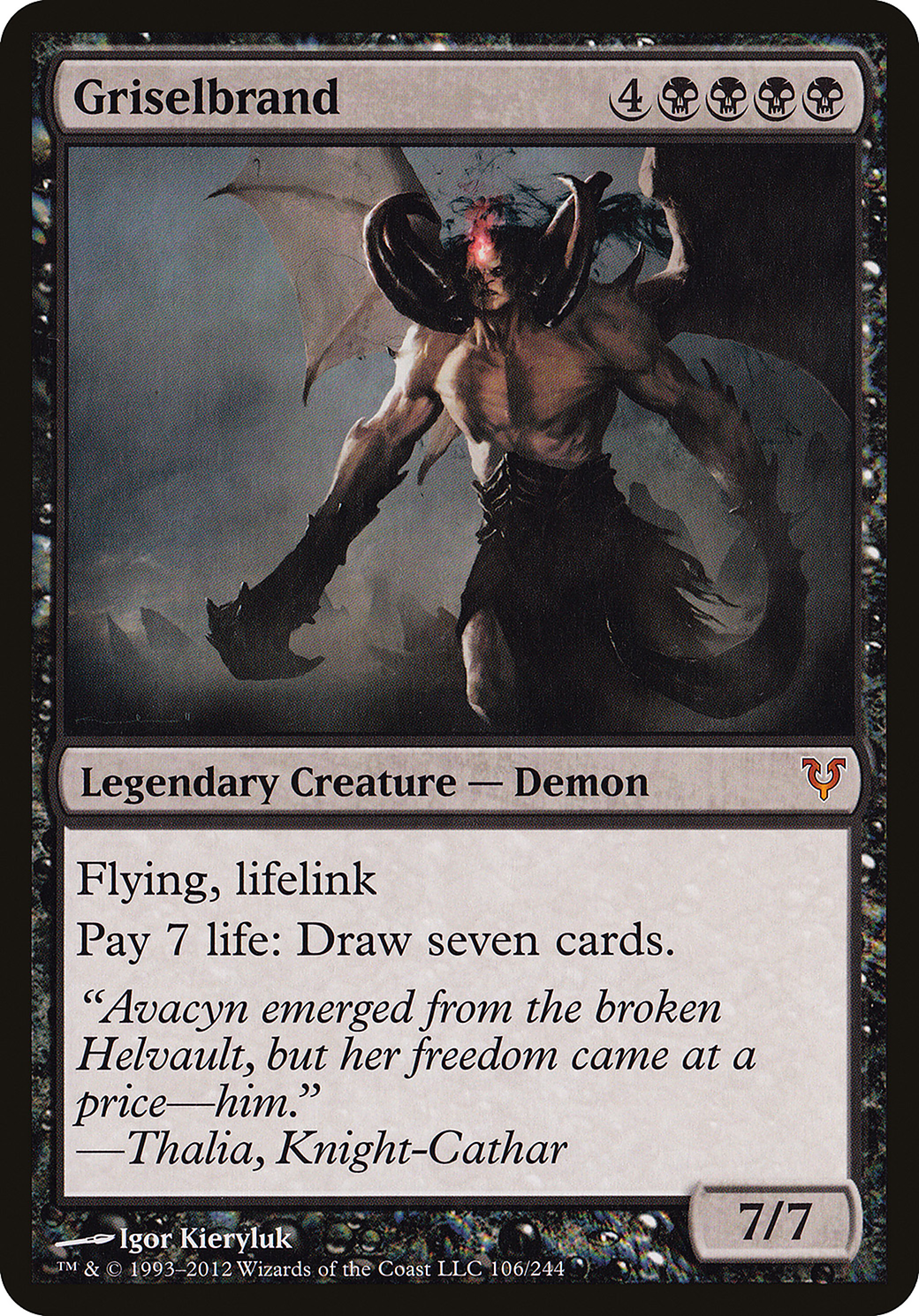 Griselbrand (PHEL-106) - Open the Helvault Foil - Premium MTG Single from Wizards of the Coast - Just $1.66! Shop now at Game Crave Tournament Store