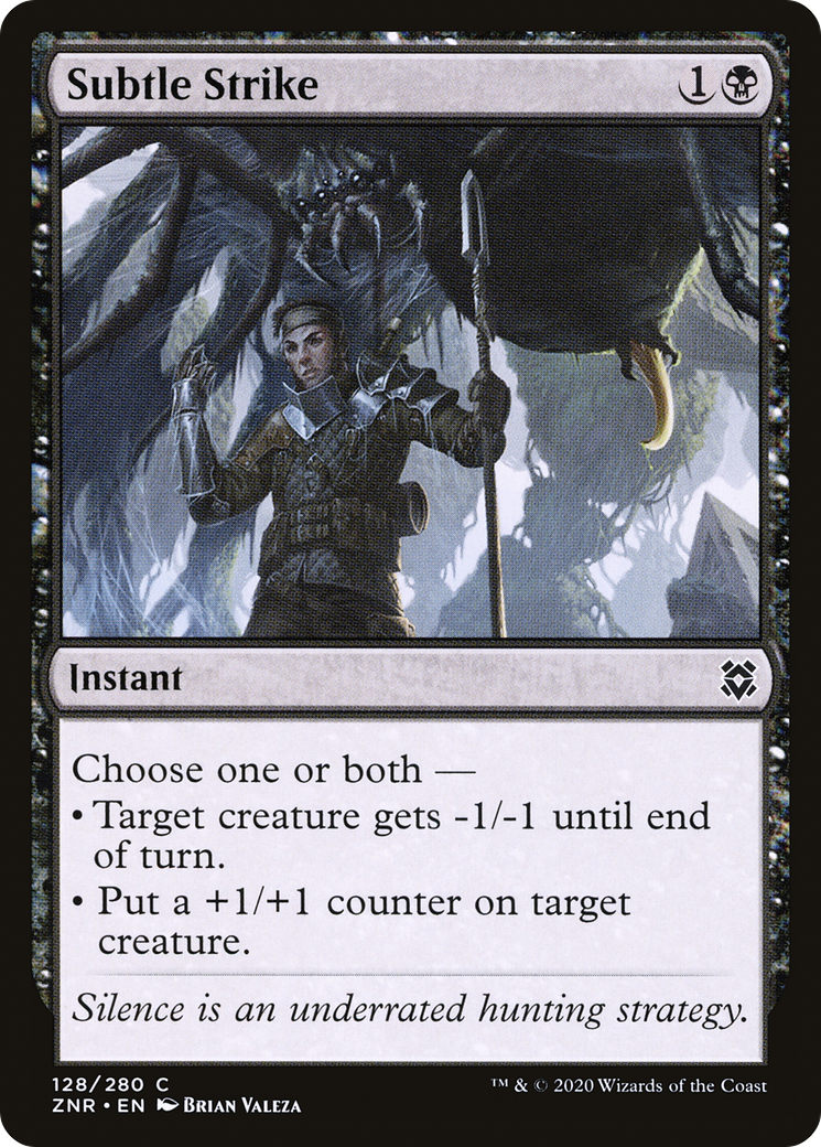 Subtle Strike (ZNR-128) - Zendikar Rising - Premium MTG Single from Wizards of the Coast - Just $0.08! Shop now at Game Crave Tournament Store