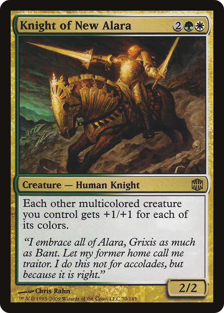 Knight of New Alara (ARB-070) - Alara Reborn - Premium MTG Single from Wizards of the Coast - Just $0.16! Shop now at Game Crave Tournament Store