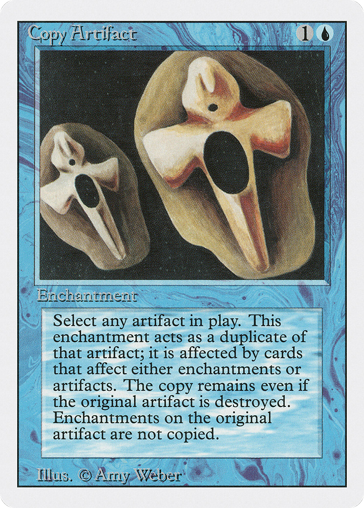 Copy Artifact (3ED-053) - Revised Edition - Premium MTG Single from Wizards of the Coast - Just $64.09! Shop now at Game Crave Tournament Store