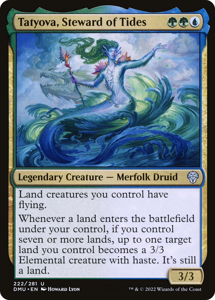 Tatyova, Steward of Tides (DMU-222) - Dominaria United - Premium MTG Single from Wizards of the Coast - Just $0.08! Shop now at Game Crave Tournament Store