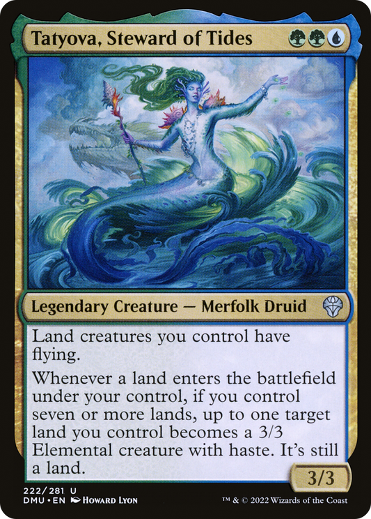 Tatyova, Steward of Tides (DMU-222) - Dominaria United - Premium MTG Single from Wizards of the Coast - Just $0.08! Shop now at Game Crave Tournament Store