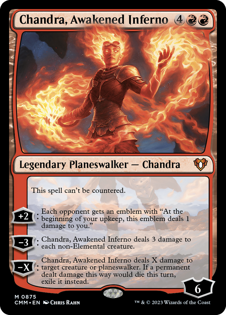 Chandra, Awakened Inferno (CMM-875) - Commander Masters - Premium MTG Single from Wizards of the Coast - Just $2.01! Shop now at Game Crave Tournament Store