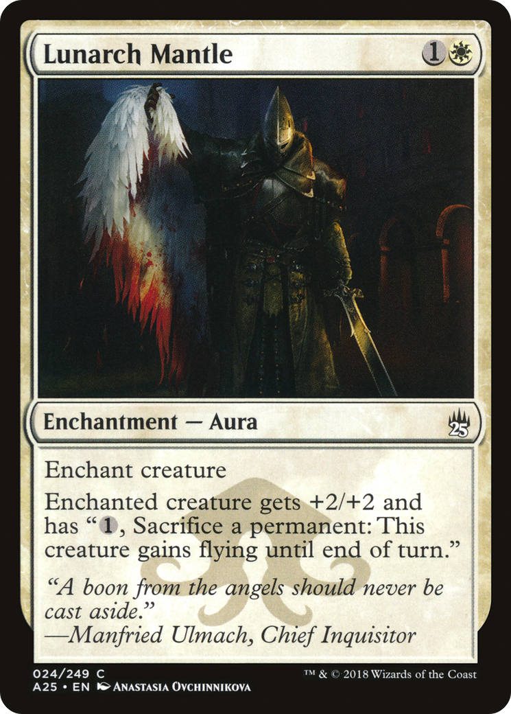 Lunarch Mantle (A25-024) - Masters 25 Foil - Premium MTG Single from Wizards of the Coast - Just $0.08! Shop now at Game Crave Tournament Store