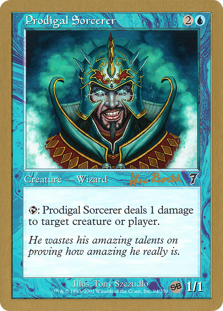 Prodigal Sorcerer (WC01-AB94SB) - World Championship Decks 2001 - Premium MTG Single from Wizards of the Coast - Just $0.18! Shop now at Game Crave Tournament Store