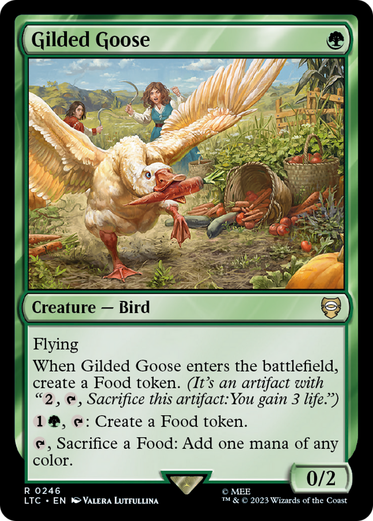 Gilded Goose (LTC-246) - Tales of Middle-earth Commander - Premium MTG Single from Wizards of the Coast - Just $0.08! Shop now at Game Crave Tournament Store