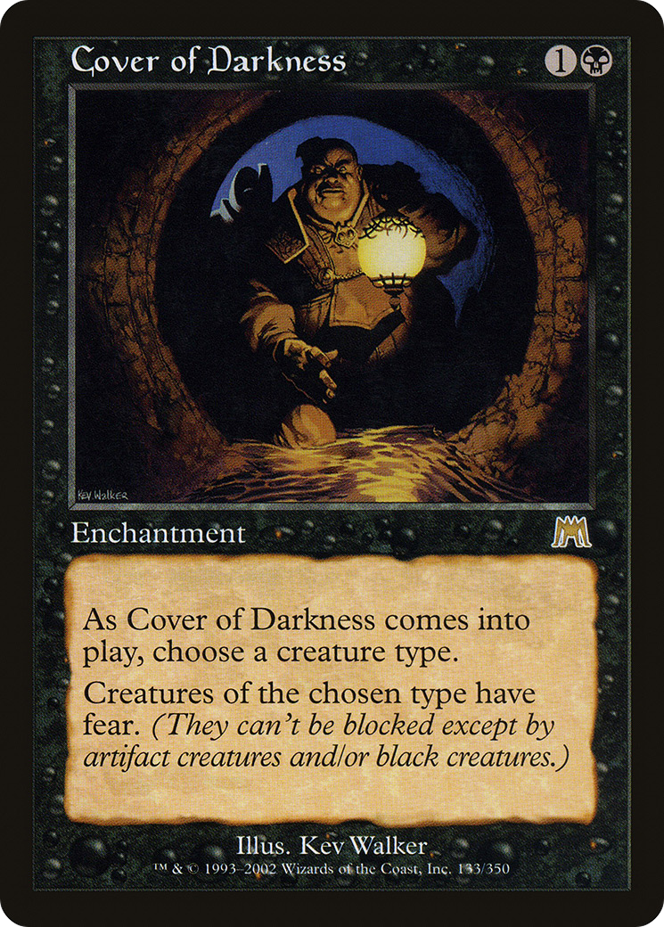 Cover of Darkness (ONS-133) - Onslaught - Premium MTG Single from Wizards of the Coast - Just $3.31! Shop now at Game Crave Tournament Store