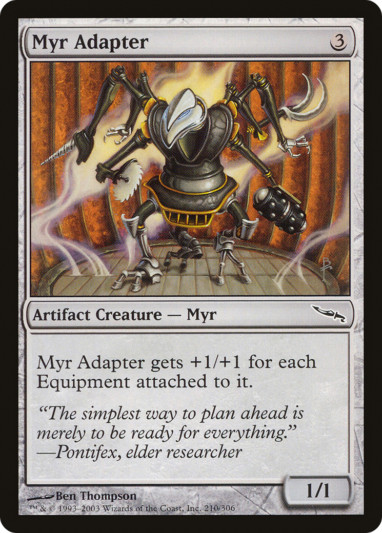 Myr Adapter (MRD-210) - Mirrodin - Premium MTG Single from Wizards of the Coast - Just $0.08! Shop now at Game Crave Tournament Store