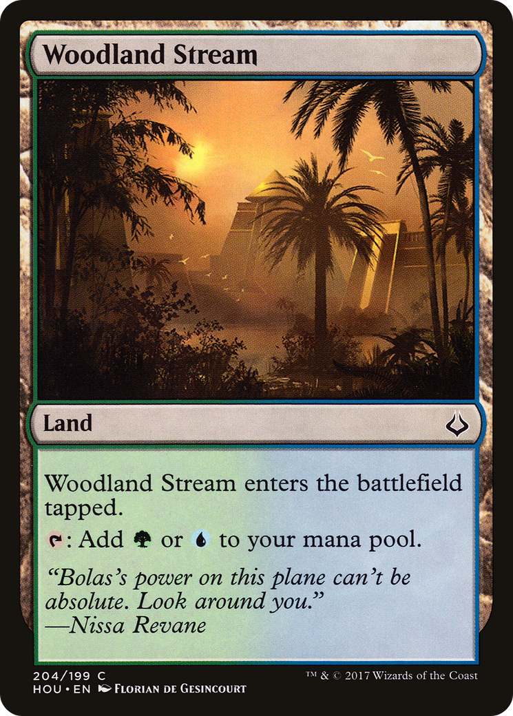 Woodland Stream (HOU-204) - Hour of Devastation - Premium MTG Single from Wizards of the Coast - Just $0.25! Shop now at Game Crave Tournament Store