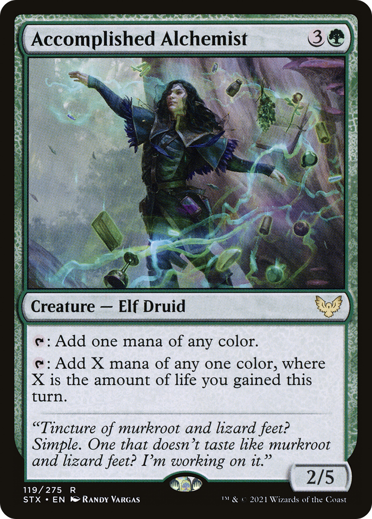Accomplished Alchemist (STX-119) - Strixhaven: School of Mages - Premium MTG Single from Wizards of the Coast - Just $0.25! Shop now at Game Crave Tournament Store