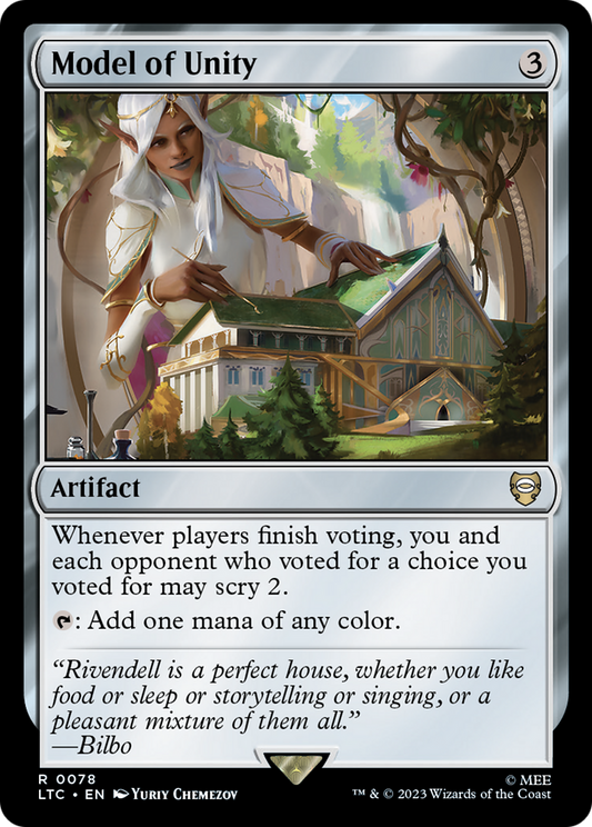 Model of Unity (LTC-078) - Tales of Middle-earth Commander - Premium MTG Single from Wizards of the Coast - Just $0.08! Shop now at Game Crave Tournament Store