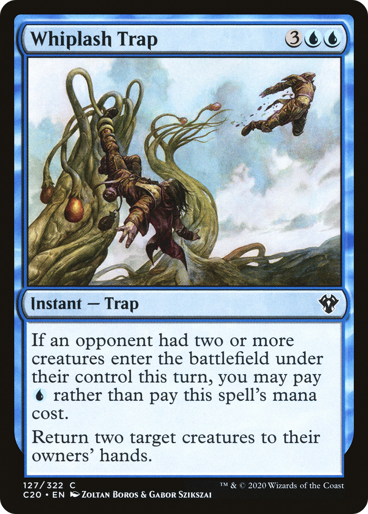 Whiplash Trap (C20-127) - Commander 2020 - Premium MTG Single from Wizards of the Coast - Just $0.25! Shop now at Game Crave Tournament Store