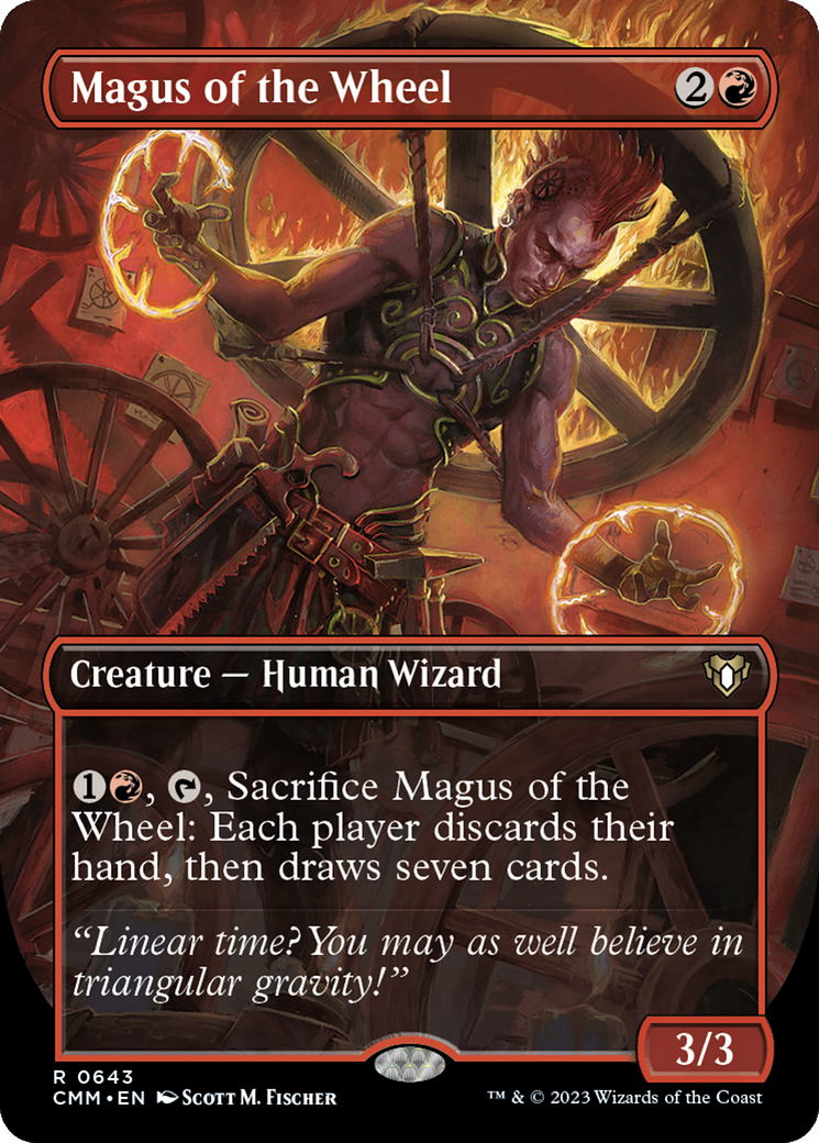 Magus of the Wheel (CMM-643) - Commander Masters (Borderless) - Premium MTG Single from Wizards of the Coast - Just $0.36! Shop now at Game Crave Tournament Store