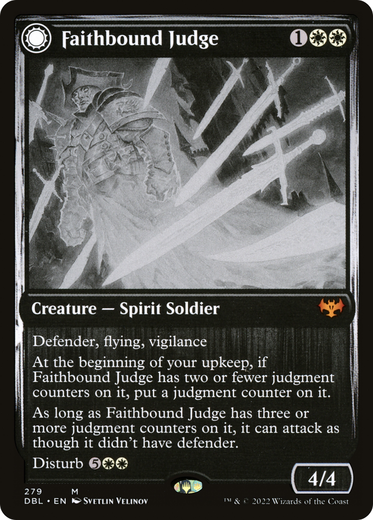 Faithbound Judge // Sinner's Judgment (DBL-279) - Innistrad: Double Feature: (Double Faced Transform) - Premium MTG Single from Wizards of the Coast - Just $0.32! Shop now at Game Crave Tournament Store