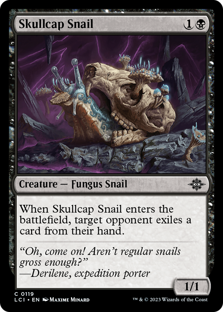 Skullcap Snail (LCI-119) - The Lost Caverns of Ixalan - Premium MTG Single from Wizards of the Coast - Just $0.08! Shop now at Game Crave Tournament Store