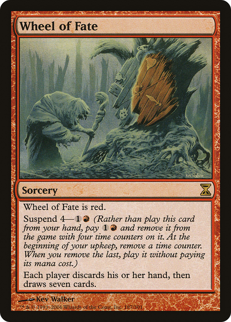 Wheel of Fate (TSP-187) - Time Spiral - Premium MTG Single from Wizards of the Coast - Just $0.55! Shop now at Game Crave Tournament Store