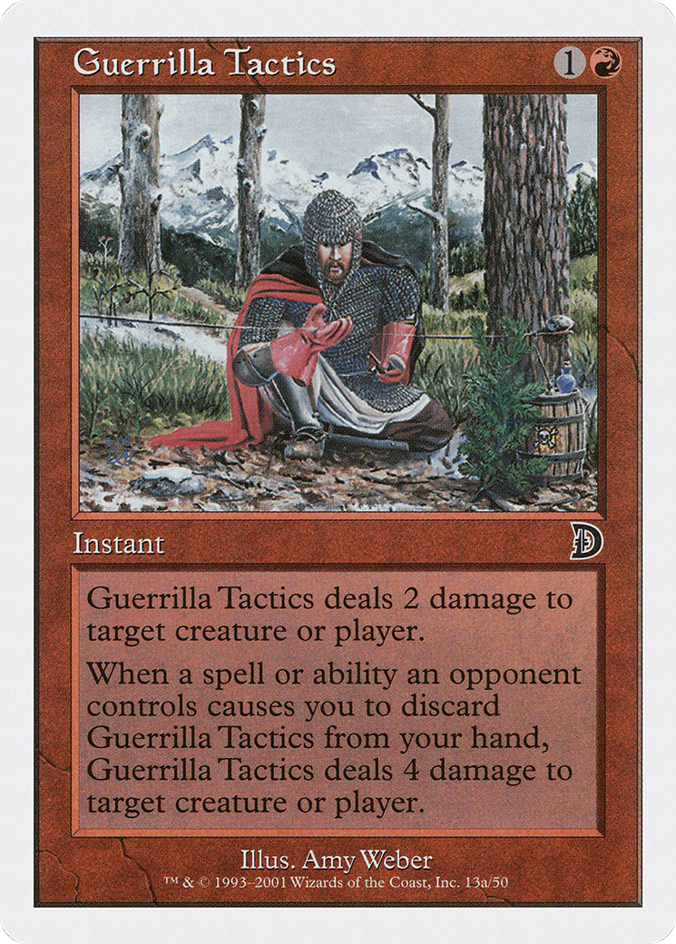 Guerrilla Tactics (DKM-13A) - Deckmasters - Premium MTG Single from Wizards of the Coast - Just $0.08! Shop now at Game Crave Tournament Store