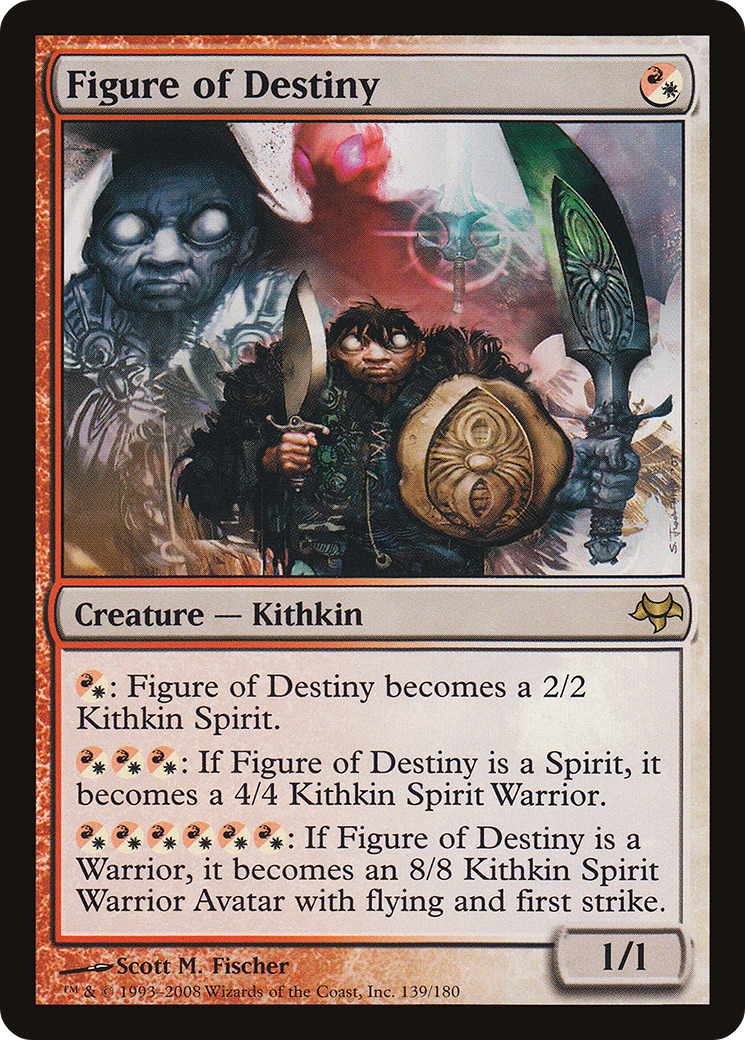 Figure of Destiny (EVE-139) - Eventide Foil - Premium MTG Single from Wizards of the Coast - Just $0.47! Shop now at Game Crave Tournament Store