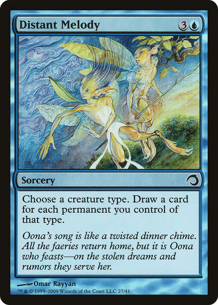 Distant Melody (H09-027) - Premium Deck Series: Slivers Foil - Premium MTG Single from Wizards of the Coast - Just $0.72! Shop now at Game Crave Tournament Store