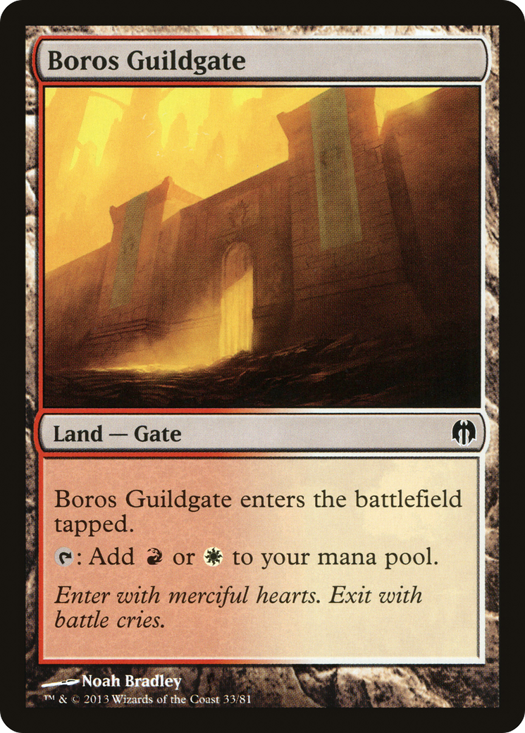 Boros Guildgate (DDL-033) - Duel Decks: Heroes vs. Monsters - Premium MTG Single from Wizards of the Coast - Just $0.08! Shop now at Game Crave Tournament Store