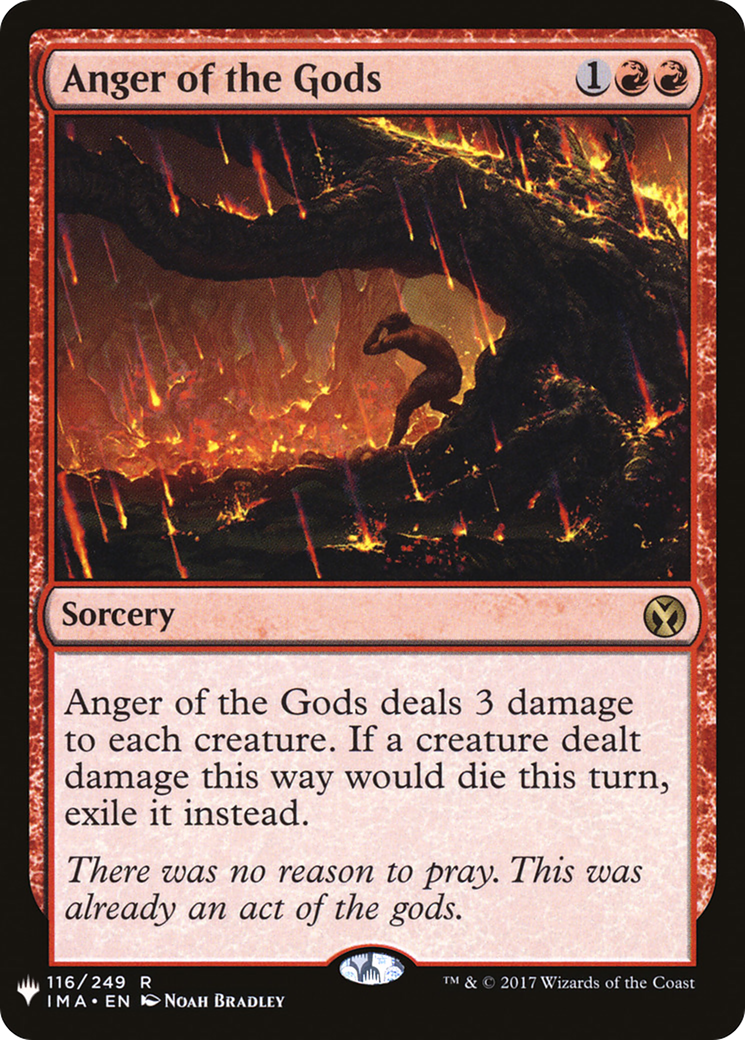 Anger of the Gods (MB1-840) - Mystery Booster - Premium MTG Single from Wizards of the Coast - Just $0.08! Shop now at Game Crave Tournament Store