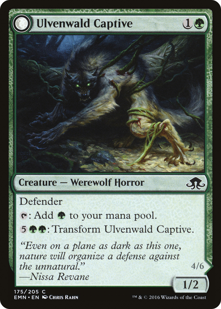 Ulvenwald Captive // Ulvenwald Abomination (EMN-175) - Eldritch Moon: (mooneldrazidfc) - Premium MTG Single from Wizards of the Coast - Just $0.08! Shop now at Game Crave Tournament Store