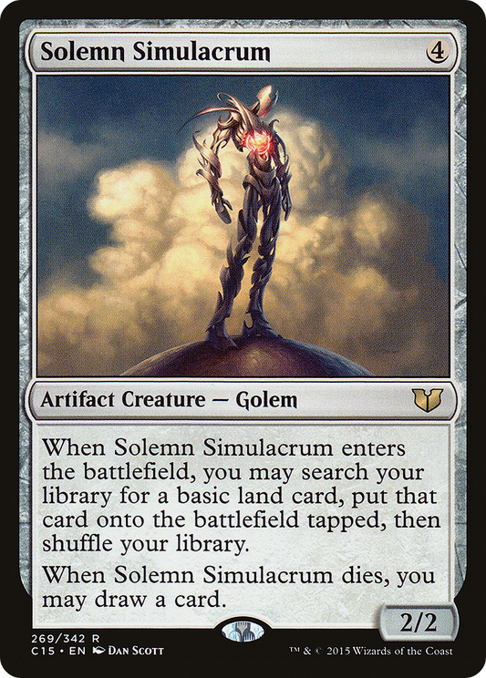 Solemn Simulacrum (C15-269) - Commander 2015 - Premium MTG Single from Wizards of the Coast - Just $0.15! Shop now at Game Crave Tournament Store