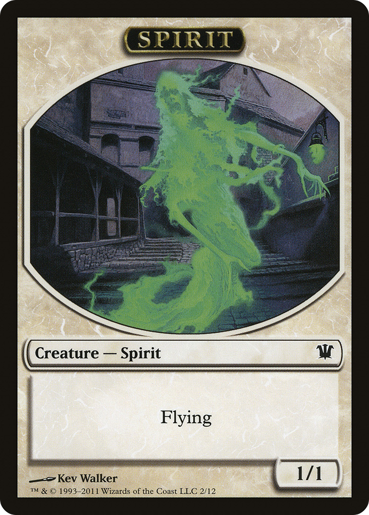 Spirit (TISD-002) - Innistrad Tokens - Premium MTG Single from Wizards of the Coast - Just $0.08! Shop now at Game Crave Tournament Store