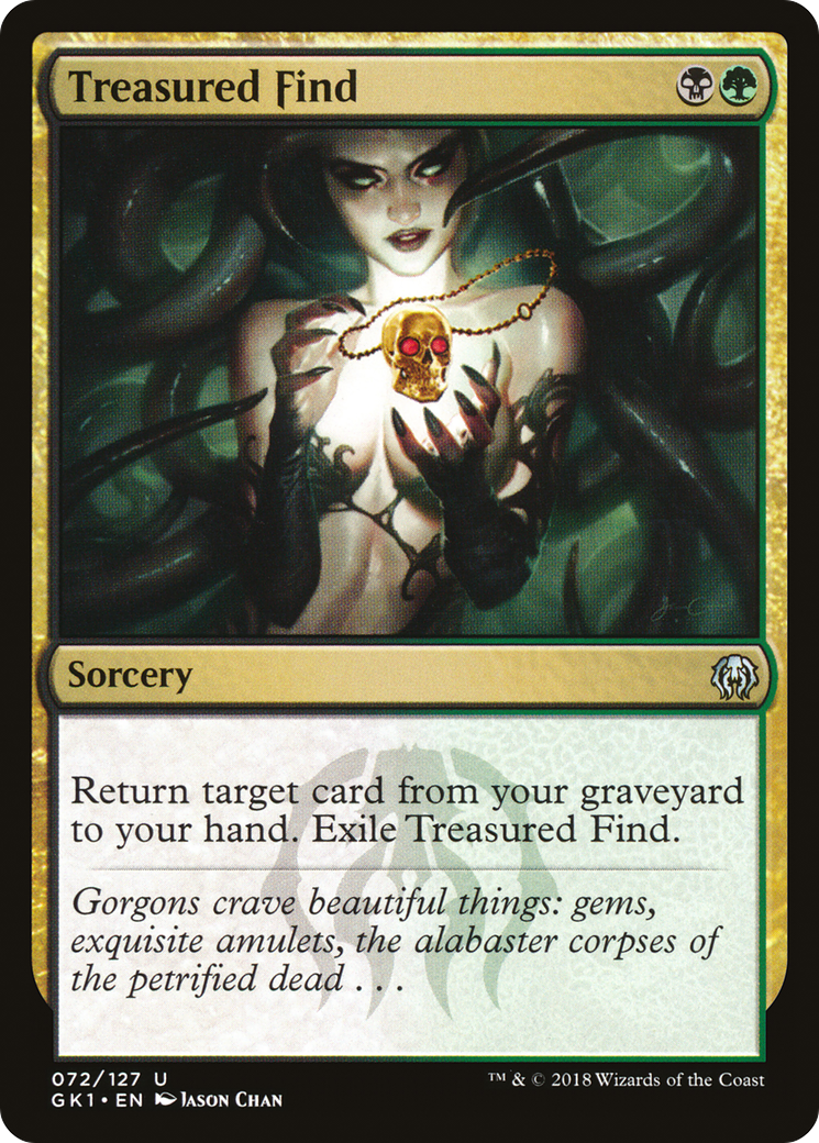 Treasured Find (GK1-072) - GRN Guild Kit - Premium MTG Single from Wizards of the Coast - Just $0.08! Shop now at Game Crave Tournament Store