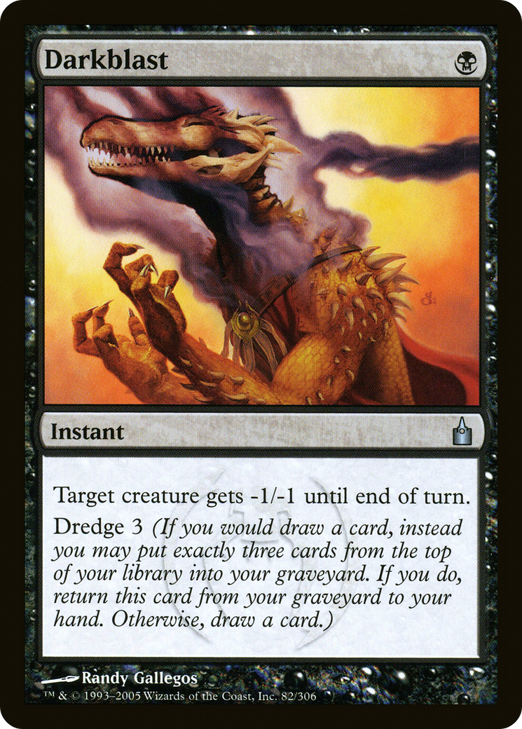 Darkblast (RAV-082) - Ravnica: City of Guilds Foil - Premium MTG Single from Wizards of the Coast - Just $3.32! Shop now at Game Crave Tournament Store