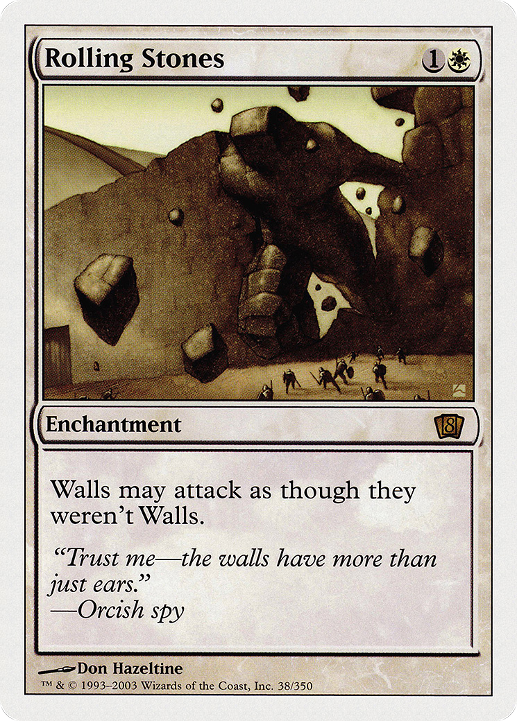 Rolling Stones (8ED-038) - Eighth Edition - Premium MTG Single from Wizards of the Coast - Just $0.30! Shop now at Game Crave Tournament Store
