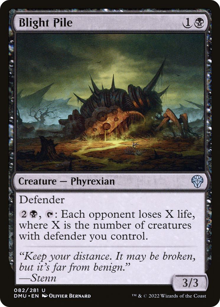 Blight Pile (DMU-082) - Dominaria United - Premium MTG Single from Wizards of the Coast - Just $0.08! Shop now at Game Crave Tournament Store