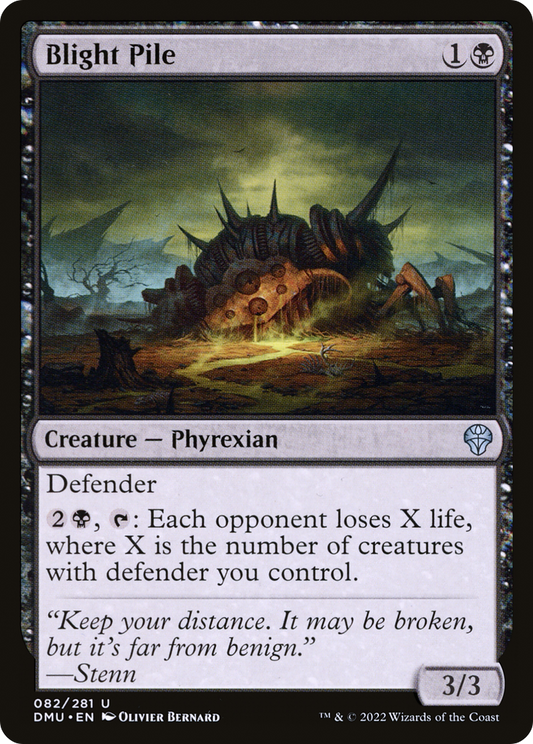 Blight Pile (DMU-082) - Dominaria United - Premium MTG Single from Wizards of the Coast - Just $0.08! Shop now at Game Crave Tournament Store