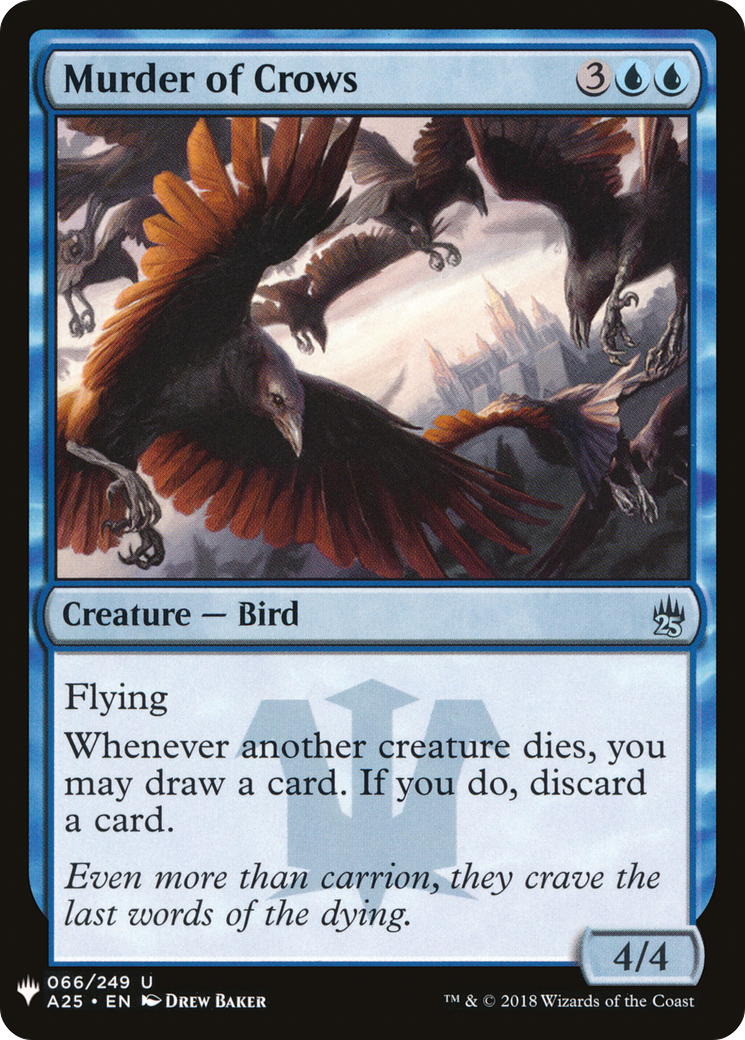 Murder of Crows (MB1-438) - Mystery Booster - Premium MTG Single from Wizards of the Coast - Just $0.08! Shop now at Game Crave Tournament Store