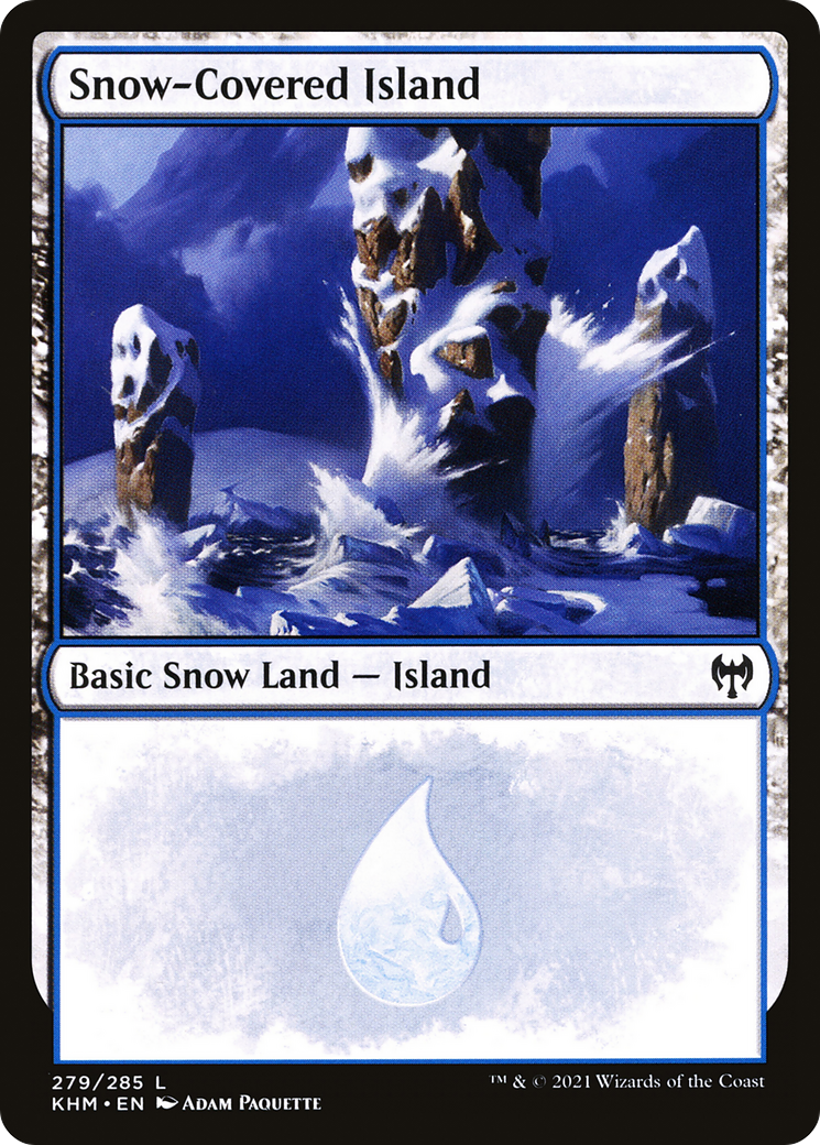 Snow-Covered Island (KHM-279) - Kaldheim: (snow) - Premium MTG Single from Wizards of the Coast - Just $0.67! Shop now at Game Crave Tournament Store