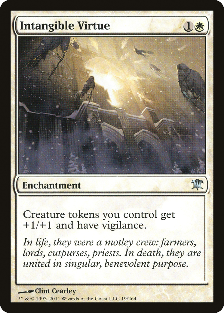 Intangible Virtue (ISD-019) - Innistrad Foil - Premium MTG Single from Wizards of the Coast - Just $0.83! Shop now at Game Crave Tournament Store