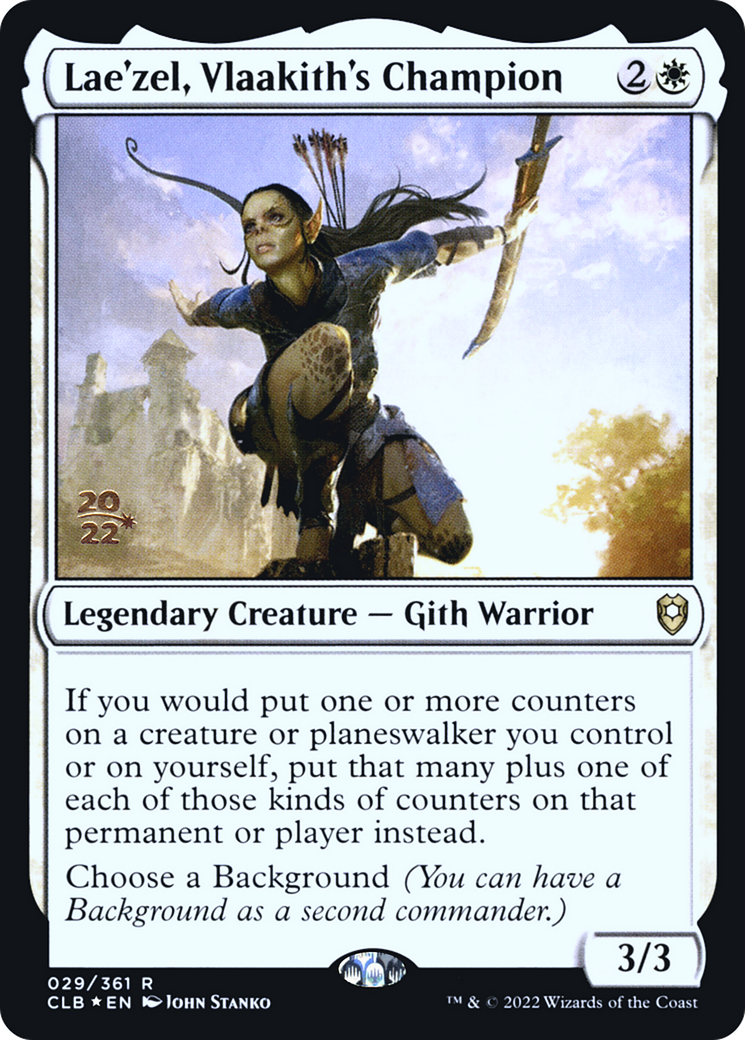Lae'zel, Vlaakith's Champion (PCLB-29S) - Battle for Baldur's Gate Promos Foil - Premium MTG Single from Wizards of the Coast - Just $5.72! Shop now at Game Crave Tournament Store