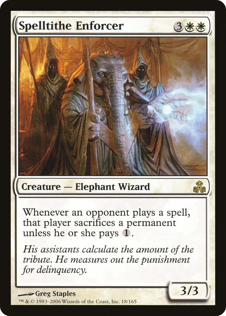 Spelltithe Enforcer (GPT-018) - Guildpact - Premium MTG Single from Wizards of the Coast - Just $2.12! Shop now at Game Crave Tournament Store