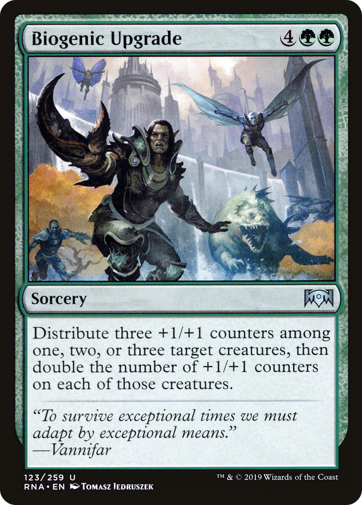 Biogenic Upgrade (RNA-123) - Ravnica Allegiance - Premium MTG Single from Wizards of the Coast - Just $0.08! Shop now at Game Crave Tournament Store