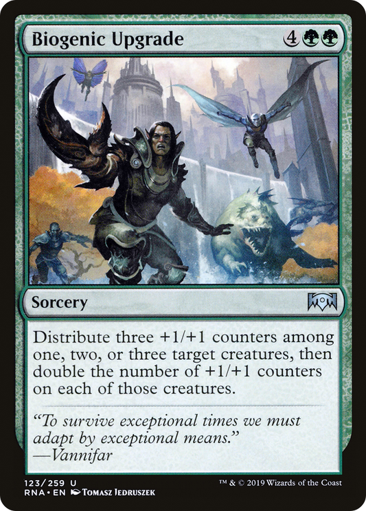 Biogenic Upgrade (RNA-123) - Ravnica Allegiance - Premium MTG Single from Wizards of the Coast - Just $0.08! Shop now at Game Crave Tournament Store