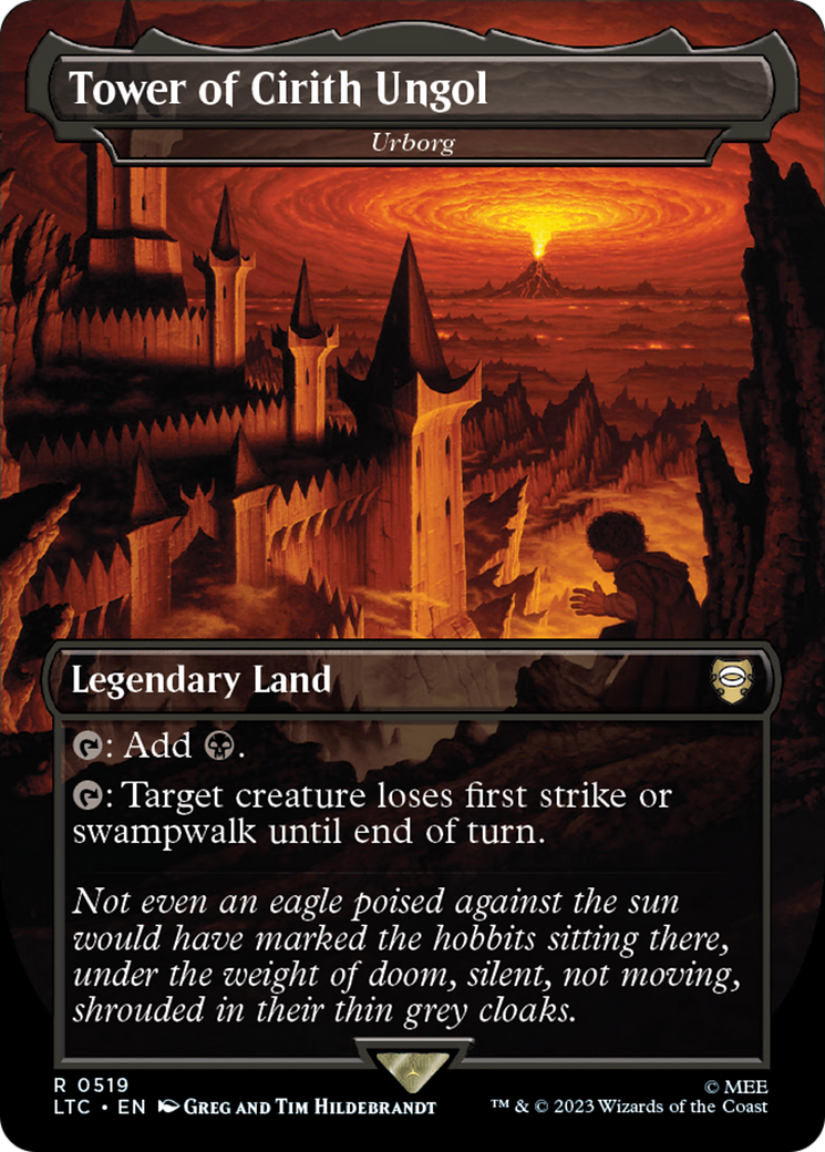 Urborg (LTC-519) - Tales of Middle-earth Commander / Tower of Cirith Ungol (Borderless) - Premium MTG Single from Wizards of the Coast - Just $2.93! Shop now at Game Crave Tournament Store