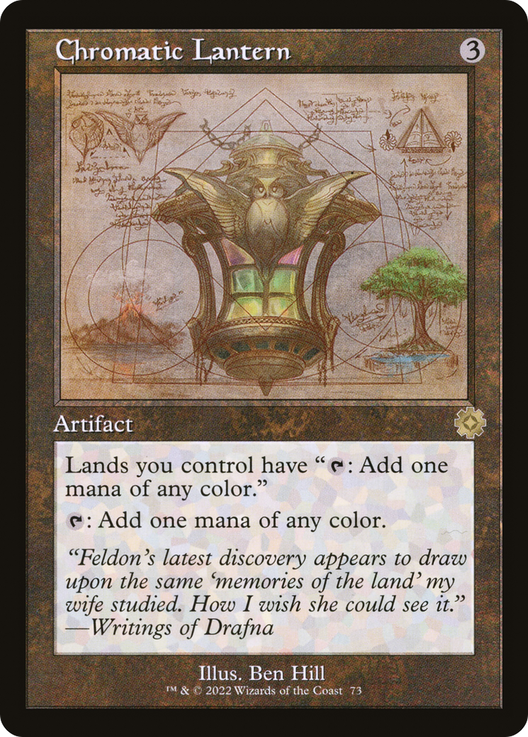 Chromatic Lantern (BRR-073) - The Brothers' War Retro Artifacts Foil - Premium MTG Single from Wizards of the Coast - Just $1.24! Shop now at Game Crave Tournament Store