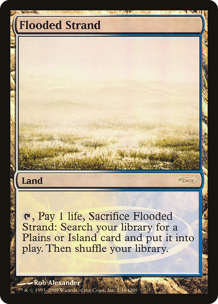 Flooded Strand (G09-007) - Judge Gift Cards 2009 Foil - Premium MTG Single from Wizards of the Coast - Just $33.45! Shop now at Game Crave Tournament Store